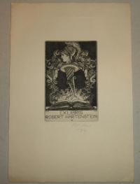 Wilm, Hubert 1887-1953: Ex libris Robert Hartenstein