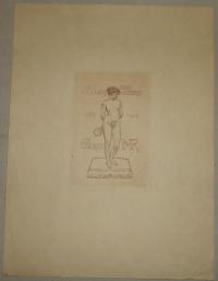 Rassenfosse, Armand 1862-1934: Ex libris M. R. [Marie Rassenfosse]