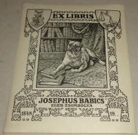 Helbing Ferenc (1870 - 1958): Ex libris Josephus Babics