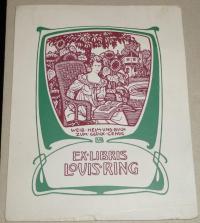 Wenig, Bernhard 1871-1940: Ex libris Louis Ring