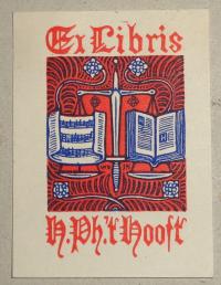 Pankok, Bernhard 1872-1943: Ex libris Hooft