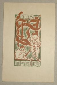 Eichler, Viktor 1897-1969: Ex libris Emil u. Johann.......?