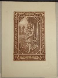 Strassgürtl, Carl (Károly): Ex libris Magdalene Klasing geb. Quentell